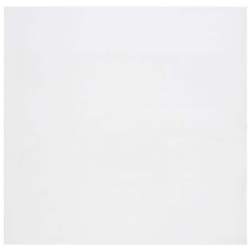 SAFAVIEH Faux Rabbit Fur Ivory 6 ft. x 6 ft. Solid Flokati Square Area Rug FRF100A-6SQ