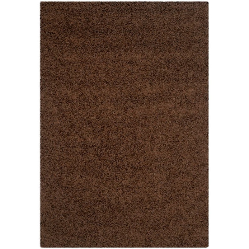 SAFAVIEH Modera Brown 5 ft. x 8 ft. Solid Color Area Rug SGAS119A-5