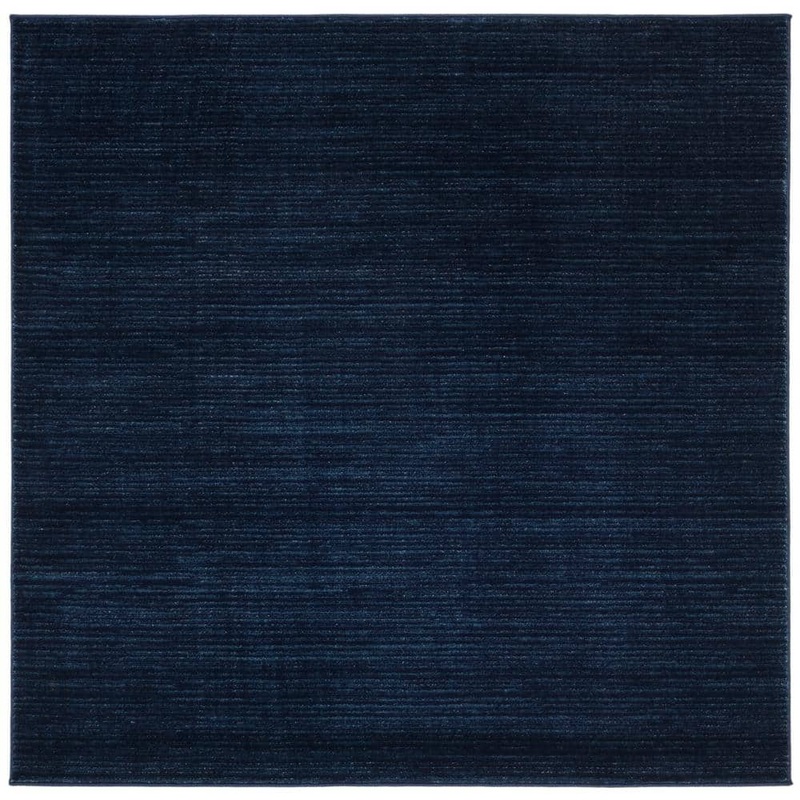 SAFAVIEH Vision Navy 7 ft. x 7 ft. Square Solid Area Rug VSN606N-7SQ
