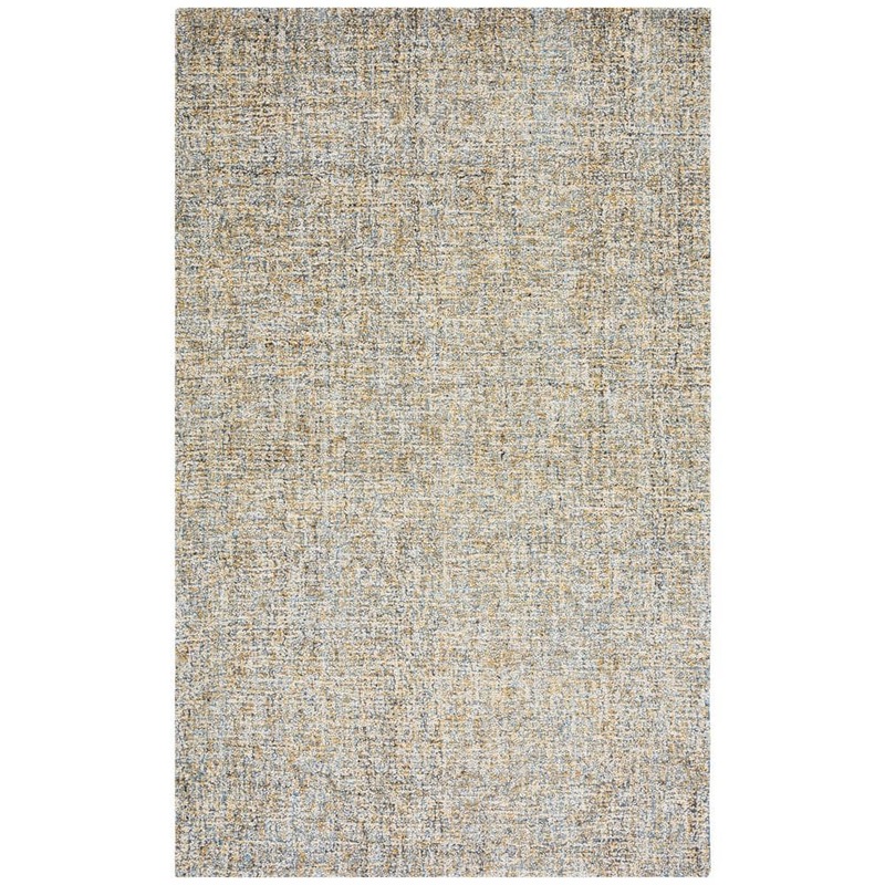 SAFAVIEH Abstract Blue/Gold 5 ft. x 8 ft. Marle Area Rug ABT611M-5