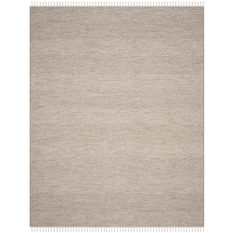 SAFAVIEH Montauk Ivory/Steel Gray 8 ft. x 10 ft. Geometric Area Rug MTK330M-8