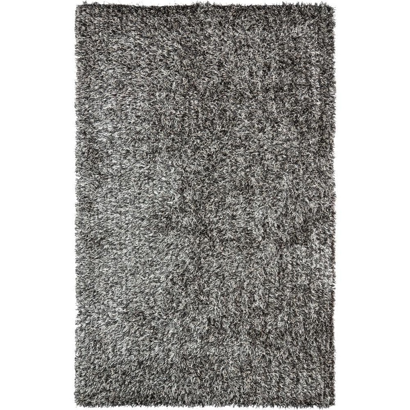 SAFAVIEH New Orleans Shag Platinum/Ivory 5 ft. x 8 ft. Solid Area Rug SG531-7612-5