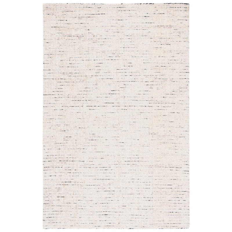 SAFAVIEH Abstract Ivory/Blue 4 ft. x 6 ft. Speckled Area Rug ABT468M-4