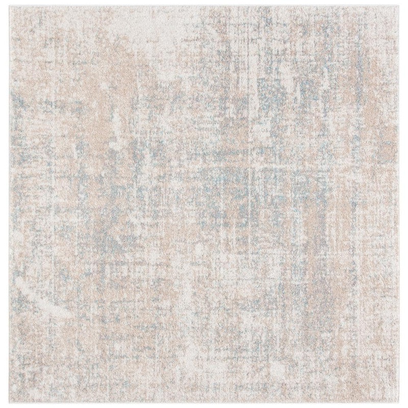 SAFAVIEH Adirondack Beige/Slate 11 ft. x 11 ft. Distressed Square Area Rug ADR207B-11SQ