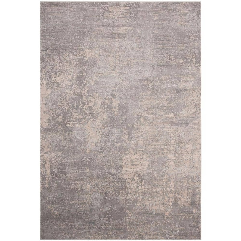 SAFAVIEH Invista Gray/Cream 4 ft. x 6 ft. Abstract Area Rug INV434F-4