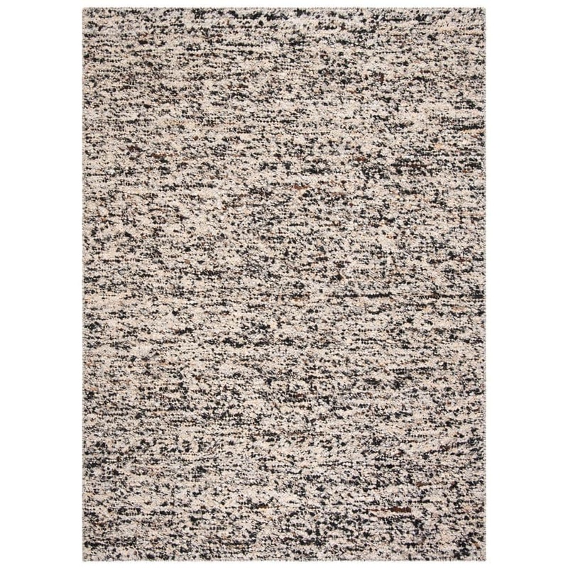 SAFAVIEH Natura Beige/Gray 8 ft. x 10 ft. Solid Area Rug NAT263F-8