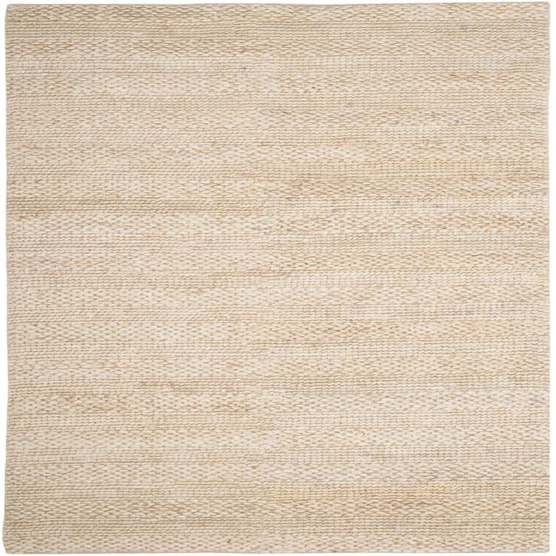 SAFAVIEH Natural Fiber Bleach 12 ft. x 12 ft. Solid Color Square Area Rug NF212D-12SQ