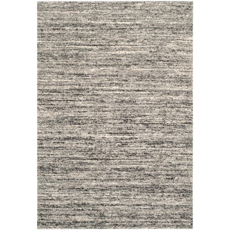 SAFAVIEH Retro Ivory/Gray 6 ft. x 9 ft. Striped Area Rug RET2133-1180-6