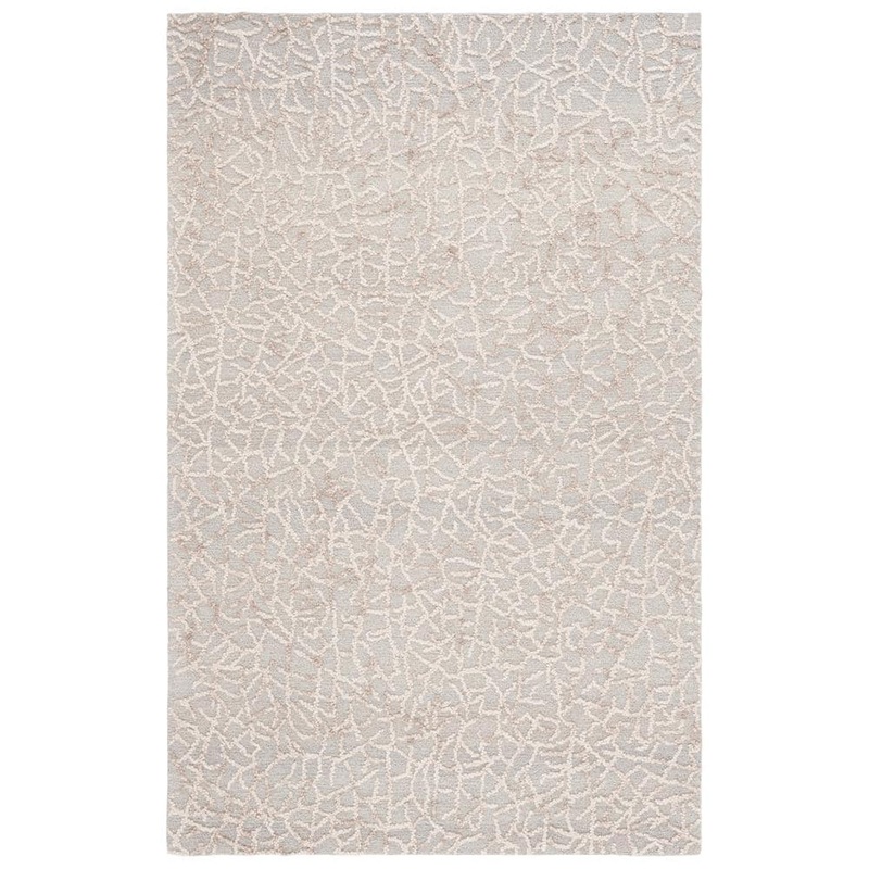 SAFAVIEH Abstract Beige/Gray 6 ft. x 9 ft. Unitone Abstract Area Rug ABT279B-6