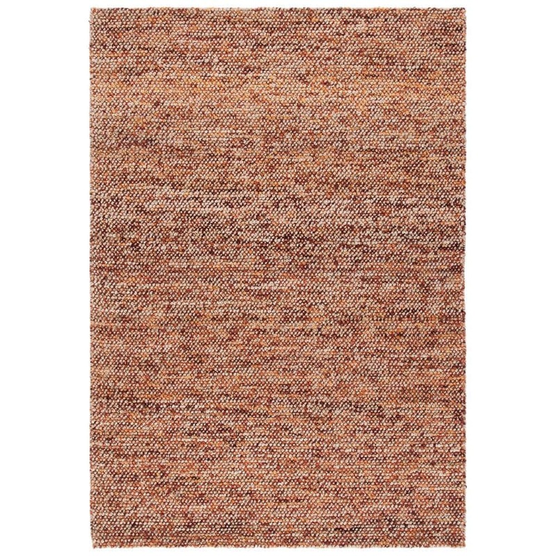 SAFAVIEH Bohemian Natural/Rust 5 ft. x 8 ft. Gradient Solid Color Area Rug BOH901P-5