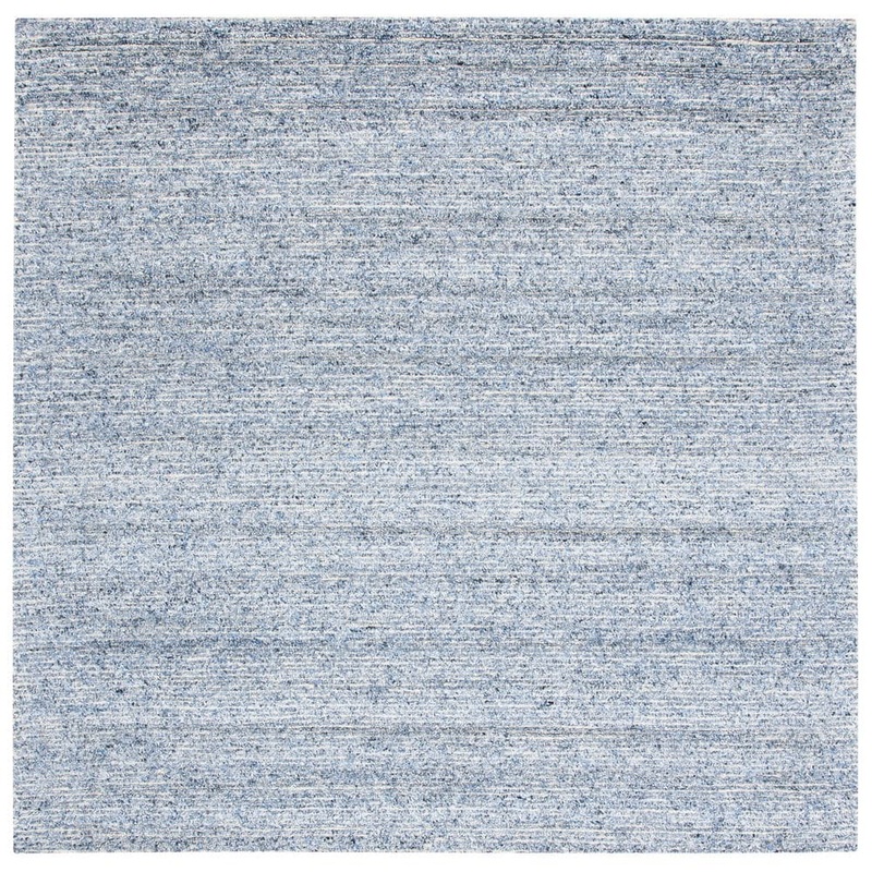SAFAVIEH Himalaya Blue 4 ft. x 4 ft. Solid Color Square Area Rug HIM153M-4SQ