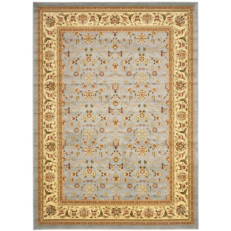 SAFAVIEH Lyndhurst Light Blue/Ivory 4 ft. x 6 ft. Border Area Rug LNH312B-4