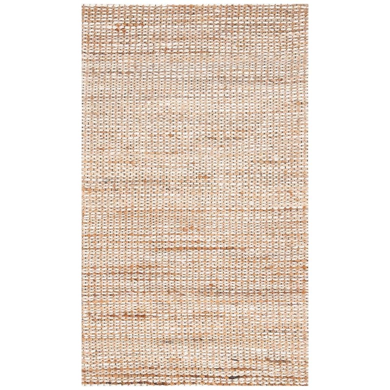 SAFAVIEH Marbella Natural/Ivory Doormat 2 ft. x 4 ft. Striped Solid Color Area Rug MRB303B-24