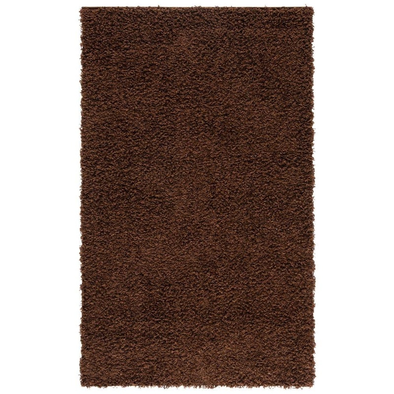 SAFAVIEH Modera Brown 4 ft. x 6 ft. Solid Color Area Rug SGAS119A-4