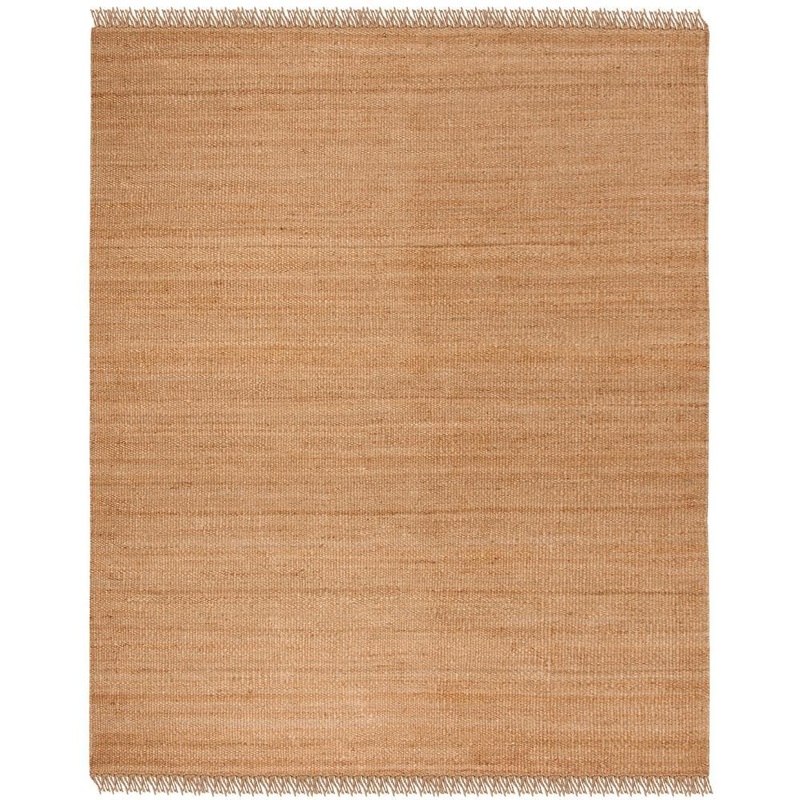 SAFAVIEH Natural Fiber Beige 11 ft. x 15 ft. Gradient Solid Color Area Rug NF368A-1115