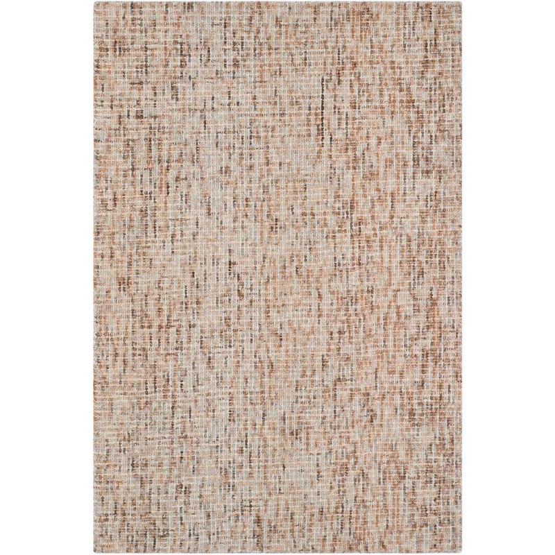 SAFAVIEH Abstract Beige/Rust 4 ft. x 6 ft. Solid Area Rug ABT468A-4