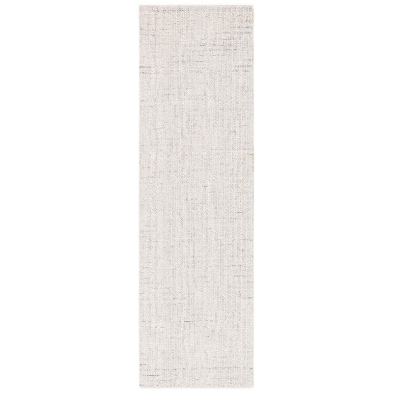 SAFAVIEH Abstract Ivory/Light Gray 2 ft. x 6 ft. Speckled Runner Rug ABT468K-26