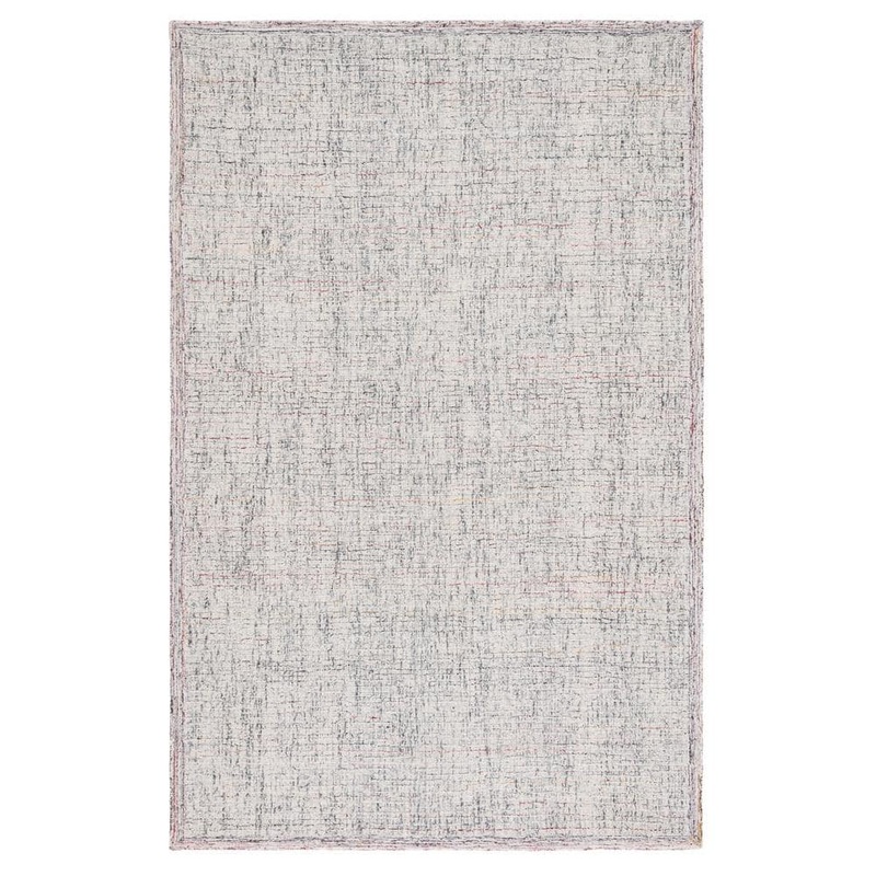 SAFAVIEH Abstract Red/Ivory 5 ft. x 8 ft. Multicolored Marle Area Rug ABT467Q-5