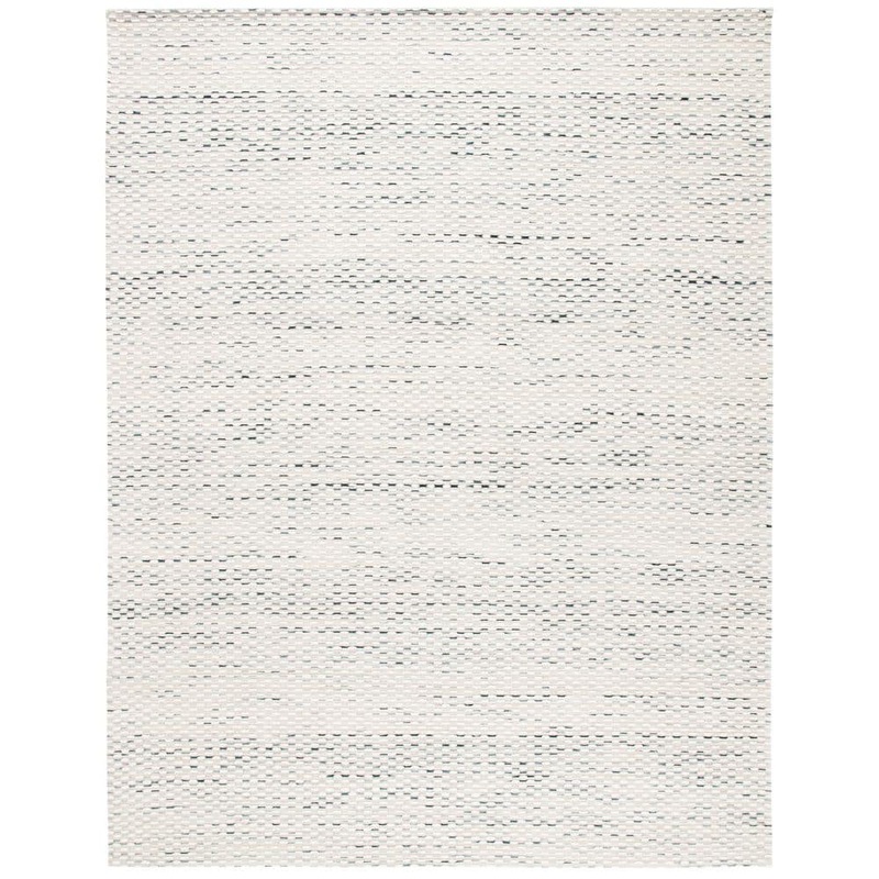 SAFAVIEH Marbella Beige/Blue 8 ft. x 10 ft. Striped Solid Color Area Rug MRB158L-8