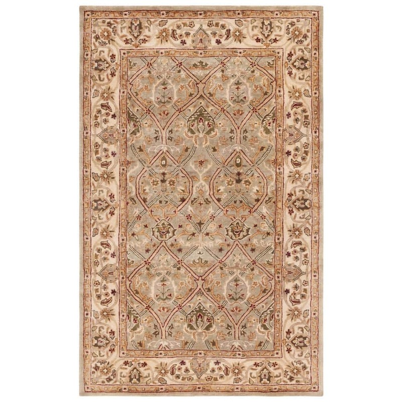 SAFAVIEH Persian Legend Light Green/Beige Doormat 2 ft. x 3 ft. Border Area Rug PL819A-2