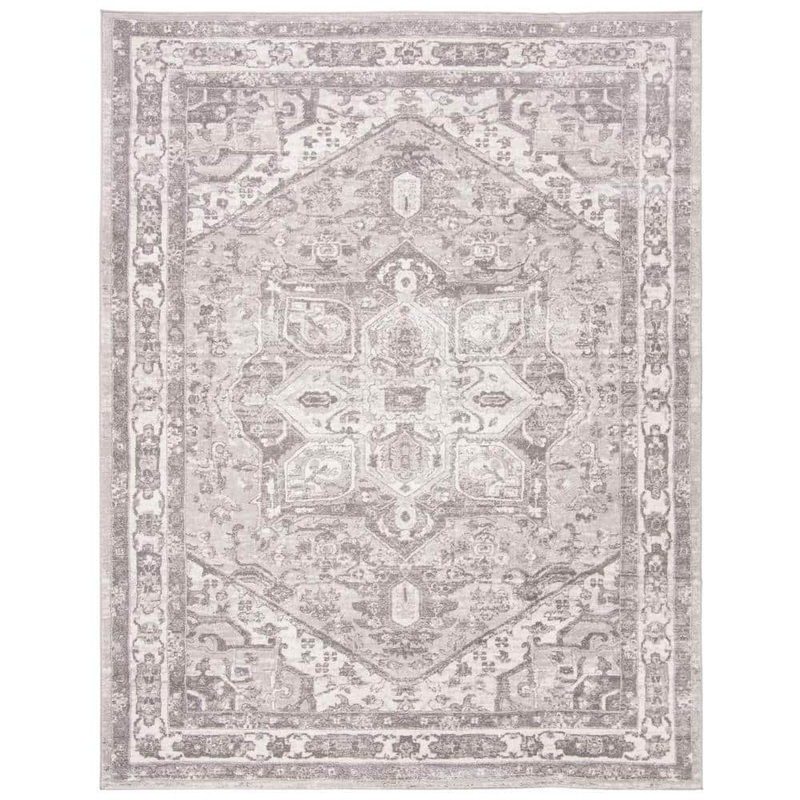SAFAVIEH Brentwood Cream/Gray 11 ft. x 15 ft. Brentwood Area Rug BNT852B-1115