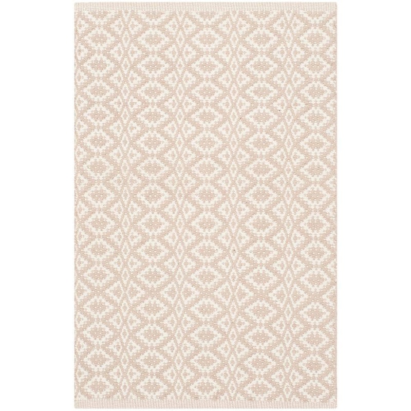 SAFAVIEH Montauk Ivory/Beige Doormat 3 ft. x 4 ft. Solid Area Rug MTK716G-24