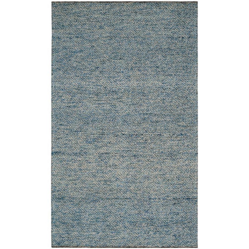 SAFAVIEH Natura Blue 6 ft. x 9 ft. Geometric Area Rug NAT503B-6