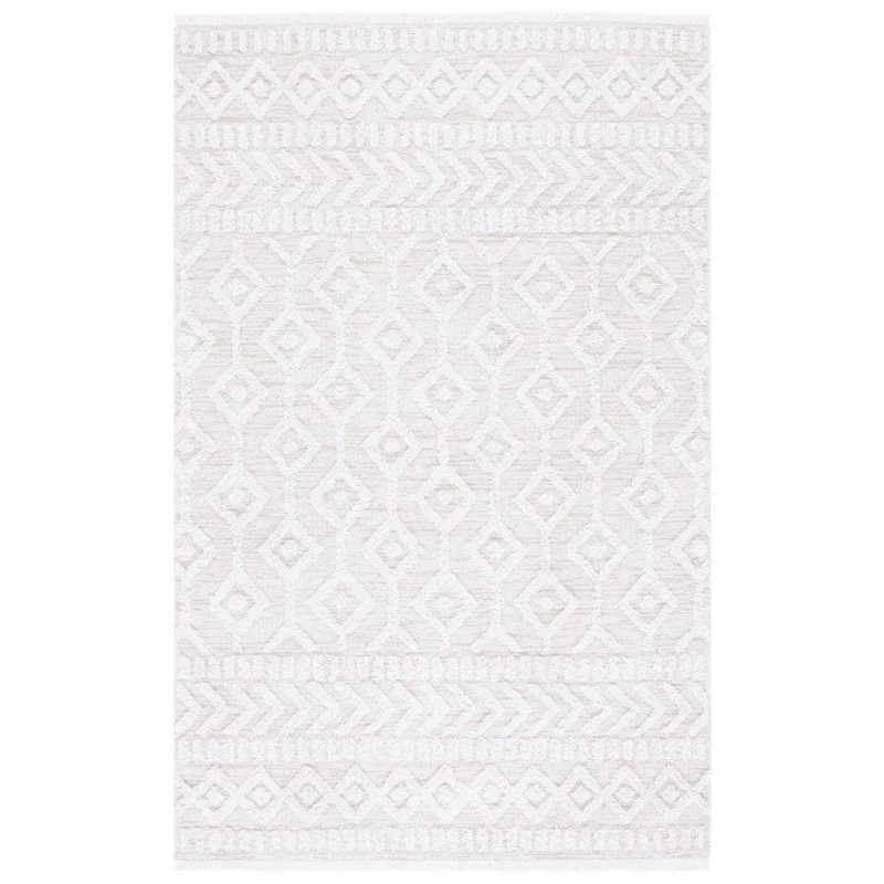 SAFAVIEH Augustine Ivory/Beige 8 ft. x 10 ft. Arrow Diamonds Area Rug AGT756A-8