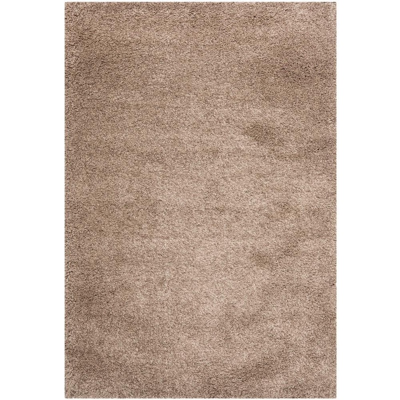 SAFAVIEH California Shag Taupe 10 ft. x 13 ft. Solid Area Rug SG151-2424-10