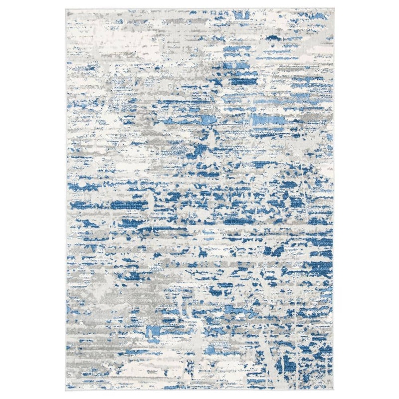 SAFAVIEH Jasper Ivory/Blue 6 ft. x 9 ft. Geometric Area Rug JSP107B-6