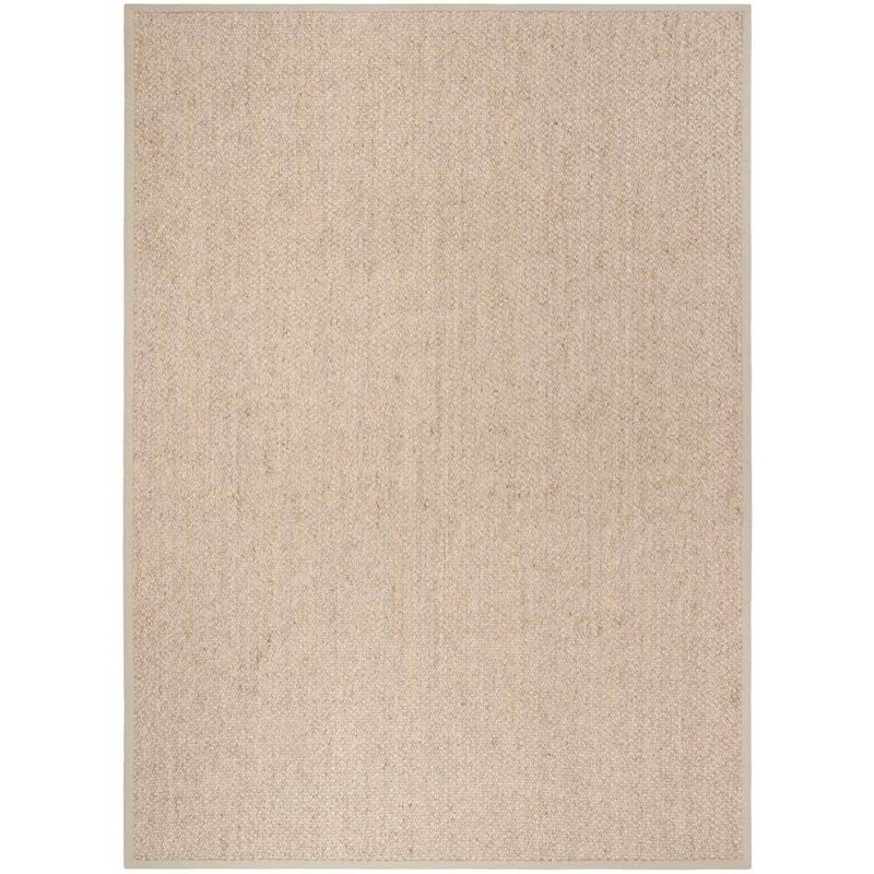 SAFAVIEH Natural Fiber Marble 10 ft. x 14 ft. Border Area Rug NF525C-10