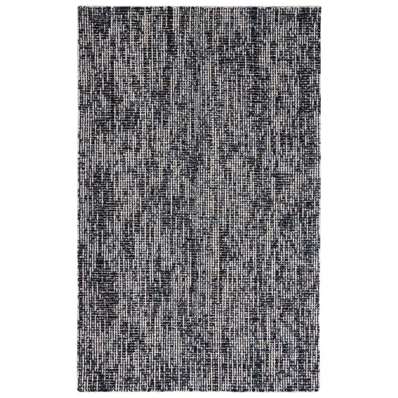 SAFAVIEH Abstract Black/Gray 8 ft. x 10 ft. Speckled Area Rug ABT468L-8