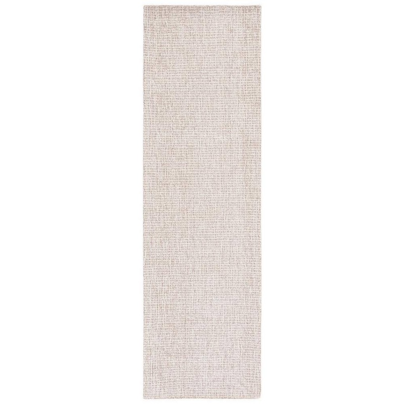 SAFAVIEH Abstract Ivory/Gray 2 ft. x 10 ft. Speckled Runner Rug ABT468G-210