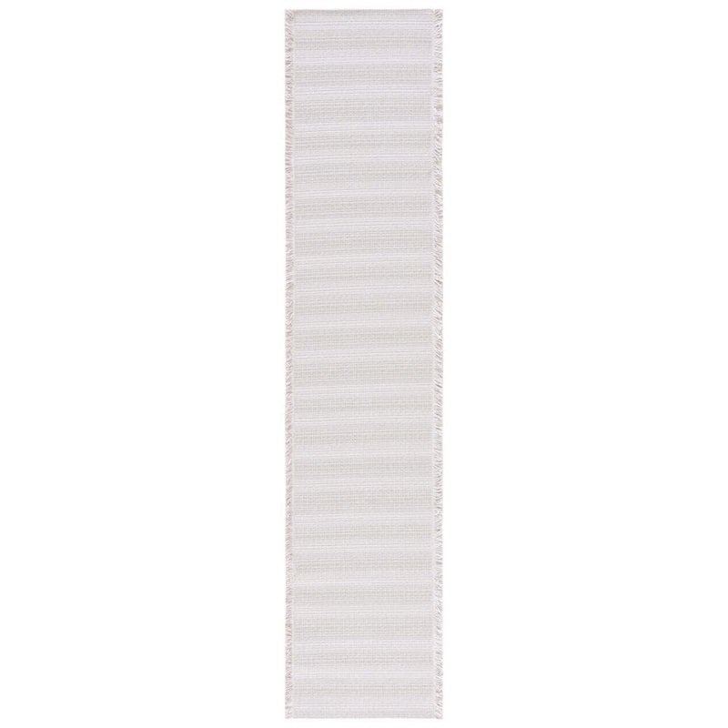 SAFAVIEH Augustine Ivory/Beige 2 ft. x 9 ft. Striped Runner Rug AGT501B-29