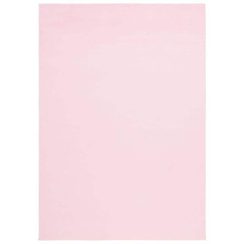 SAFAVIEH Faux Rabbit Fur Pink 4 ft. x 6 ft. Solid Flokati Area Rug FRF100U-4