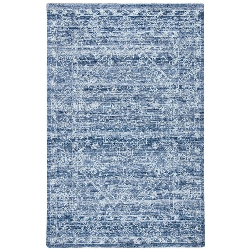 SAFAVIEH Marquee Navy 6 ft. x 9 ft. Persian Oriental Area Rug MRQ115N-6