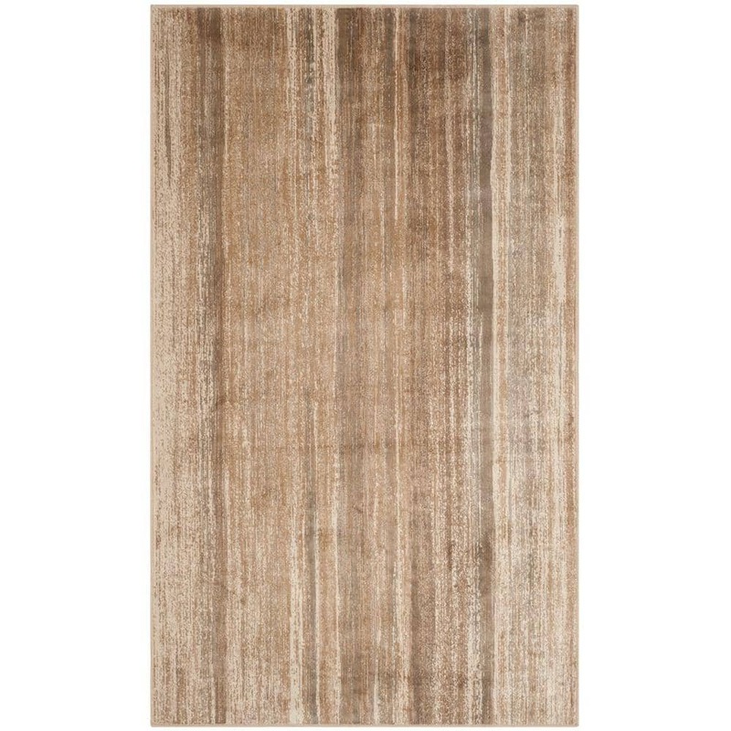 SAFAVIEH Vintage Caramel 3 ft. x 6 ft. Striped Area Rug VTG172-3550-3