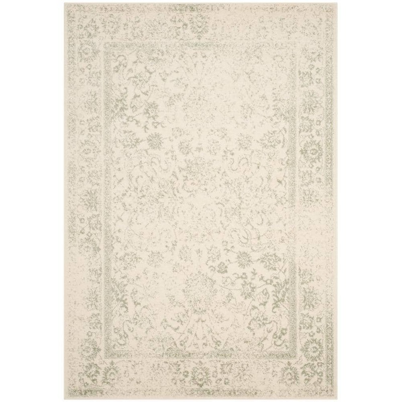 SAFAVIEH Adirondack Ivory/Sage 6 ft. x 9 ft. Border Area Rug ADR109V-6