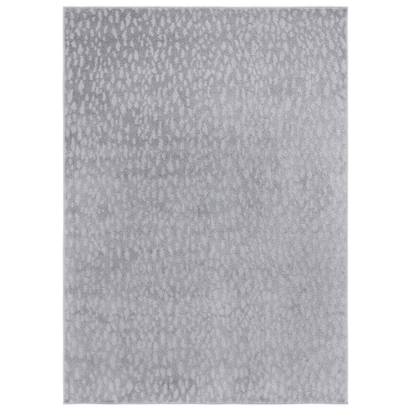 SAFAVIEH Pattern and Solid Gray 5 ft. x 8 ft. Abstract Geometric Area Rug PNS408F-5