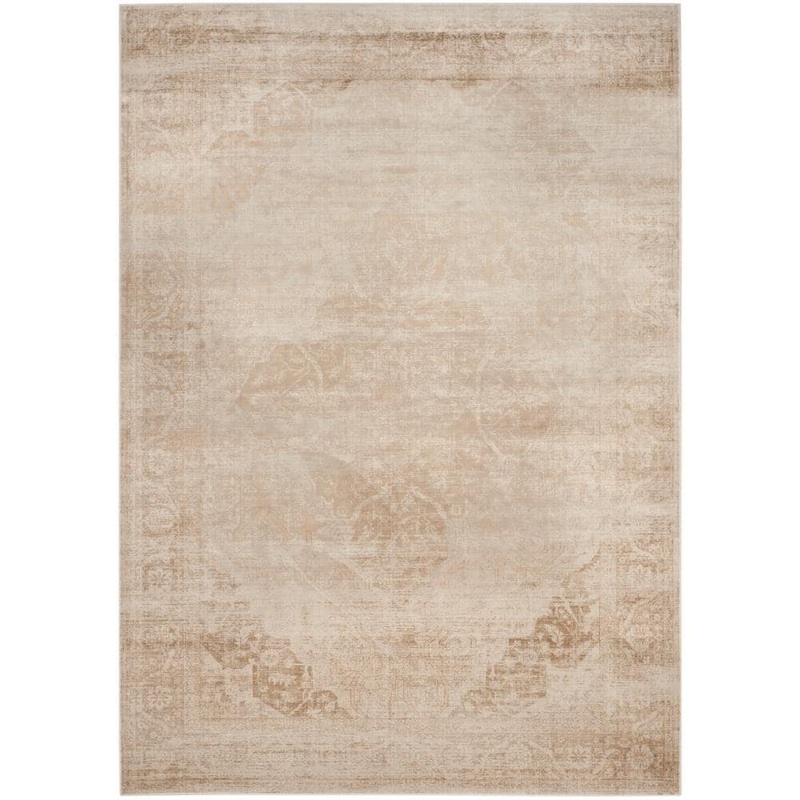 SAFAVIEH Vintage Stone 8 ft. x 11 ft. Medallion Floral Area Rug VTG159-3440-8
