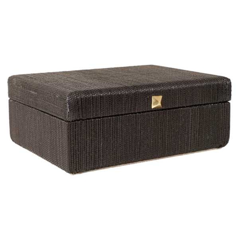 Black Hyacinth Decorative Box, 9.5×7