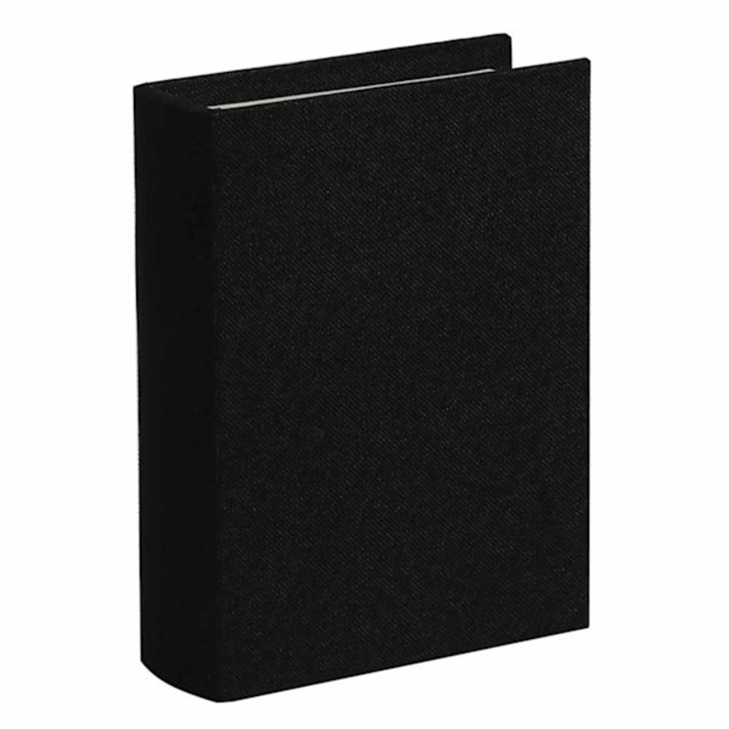 Black Linen Book Box, 11″