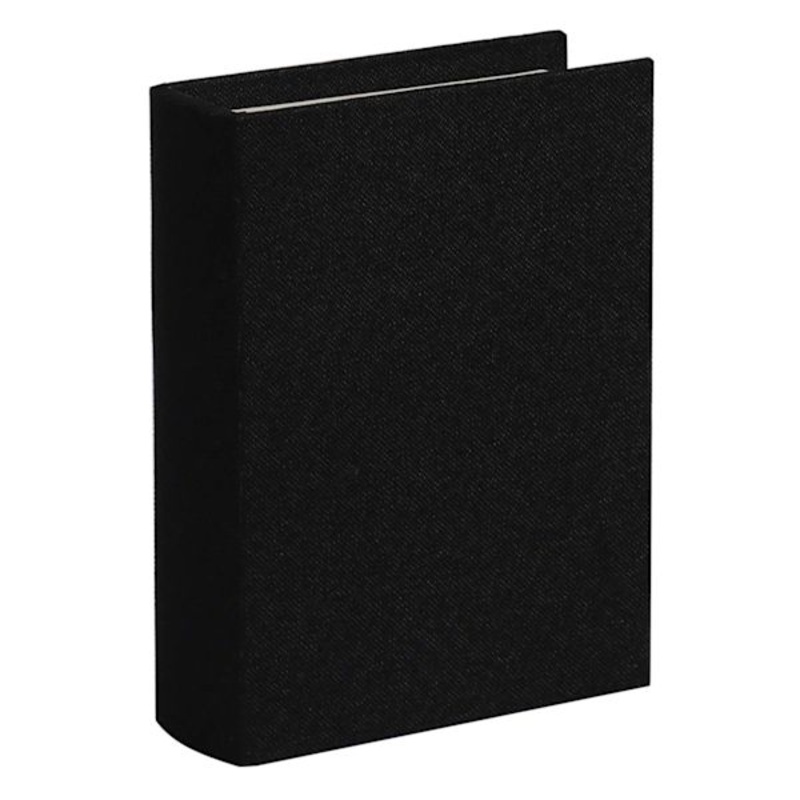 Black Linen Book Box, 7″
