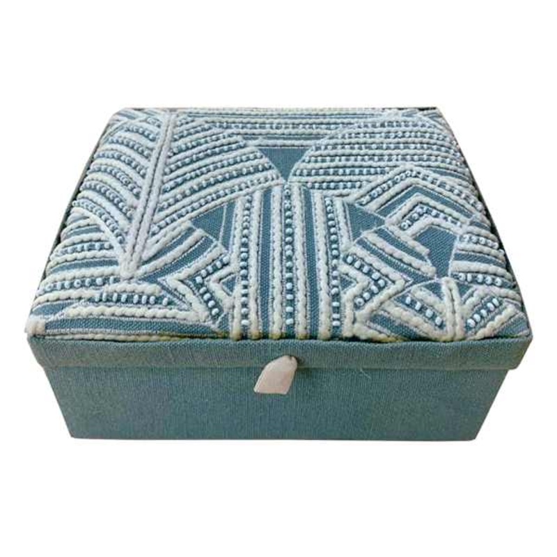 Blue Fabric Box, 4×7