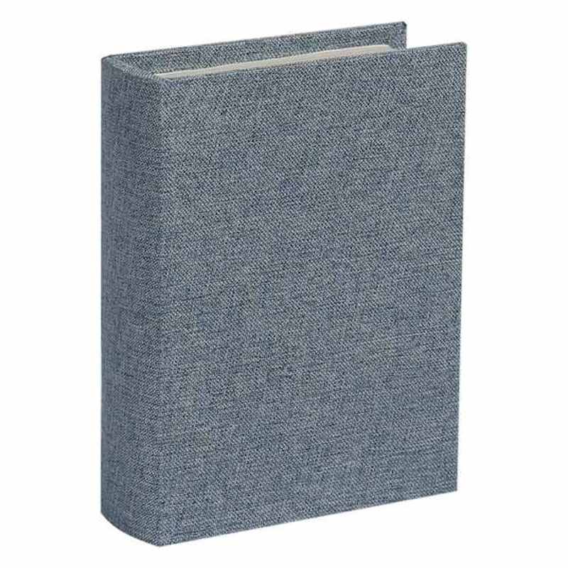 Blue Linen Book Box, 7″