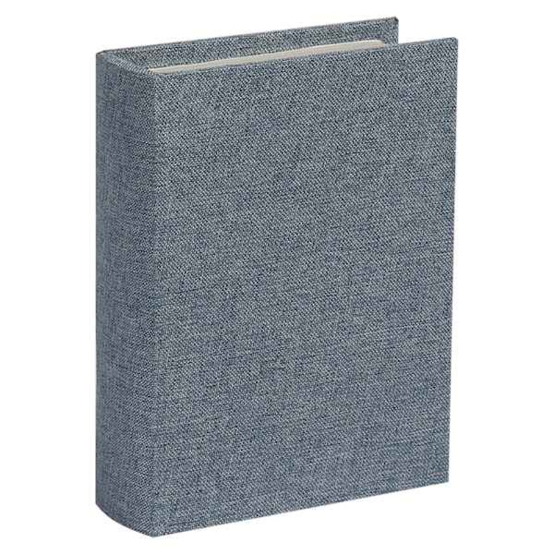 Blue Linen Book Box, 9″