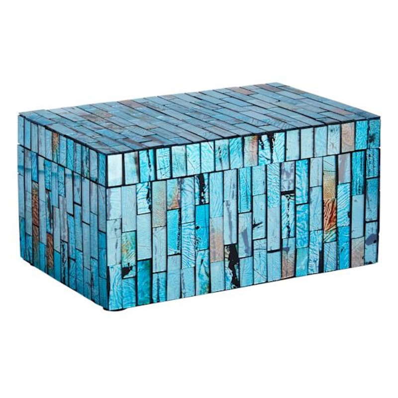 Blue Mosaic Box, 8×5