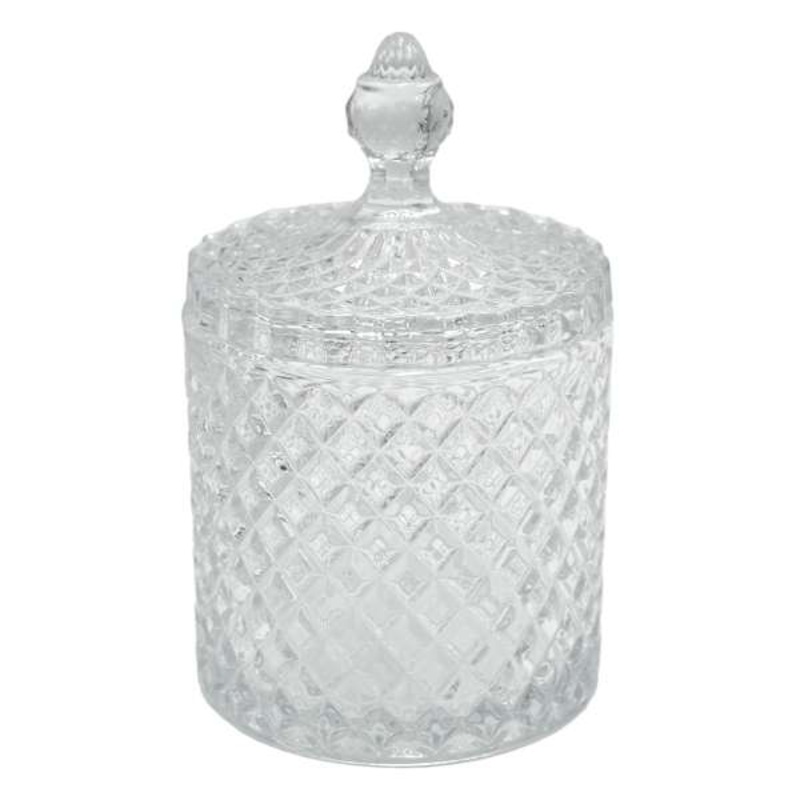 Clear Glass Container, 7″