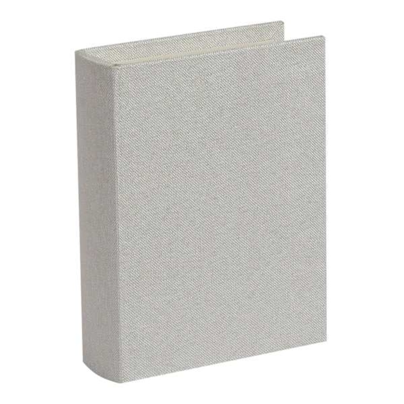 Cream Linen Book Box, 11″