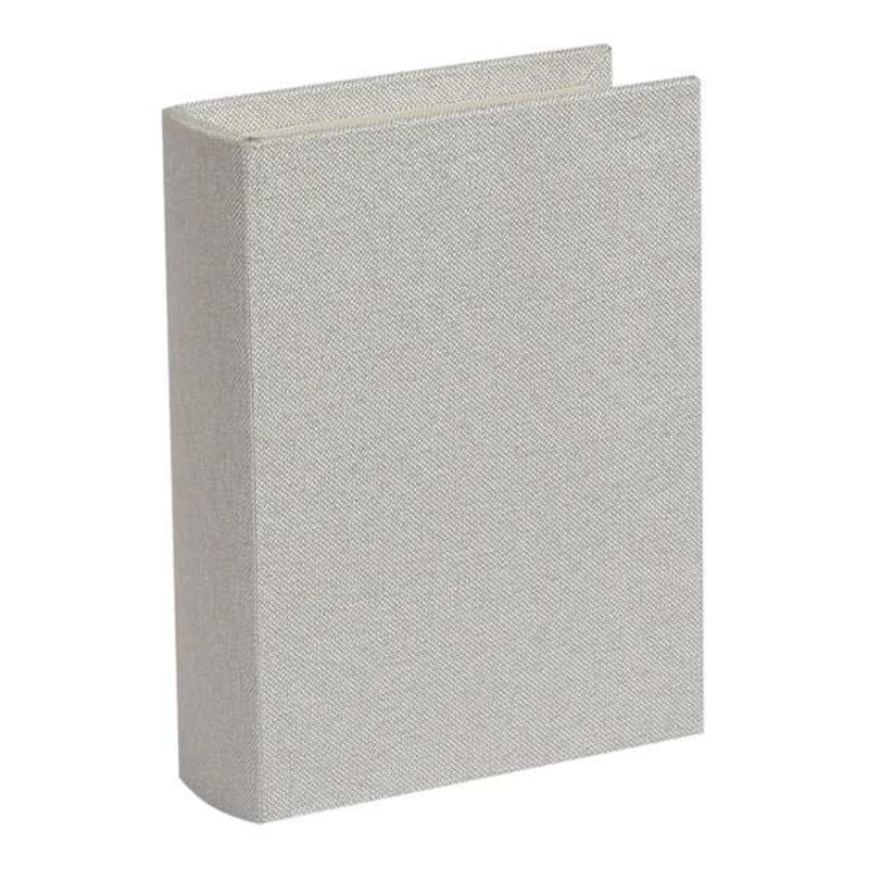 Cream Linen Book Box, 7″